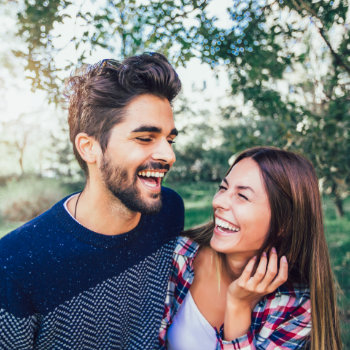 Couple In Love laughing