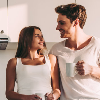 Couple On Kitchen