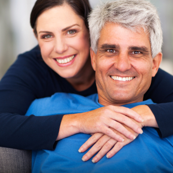 smiling couple