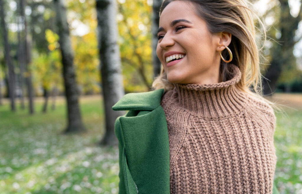 Person with a confident smile