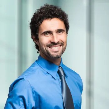 Smiling manager portrait Cosmetic and General Dentistry