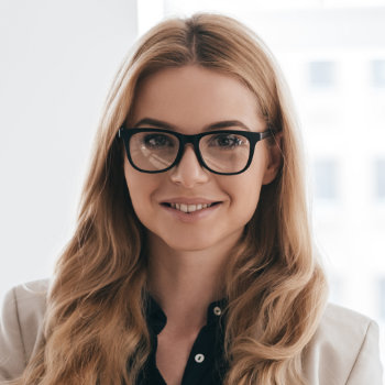 Businesswoman smiling with confidence